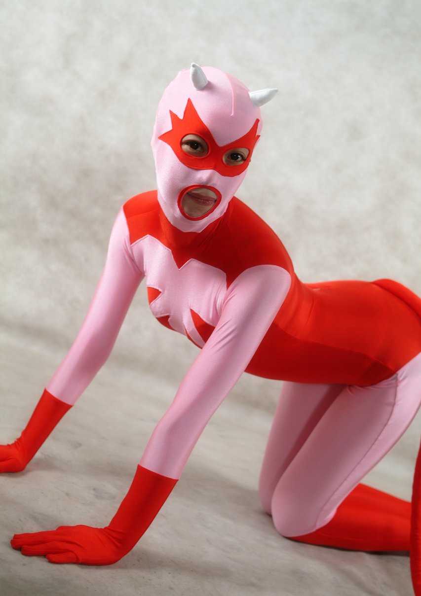 Pink Cat Halloween Costume Zentai Suits