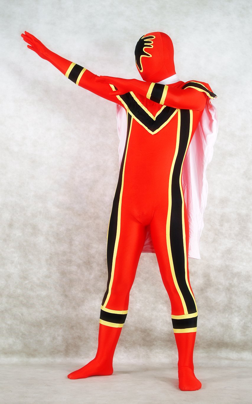 Red Mahou Sentai Magiranger Power Rangers Costume