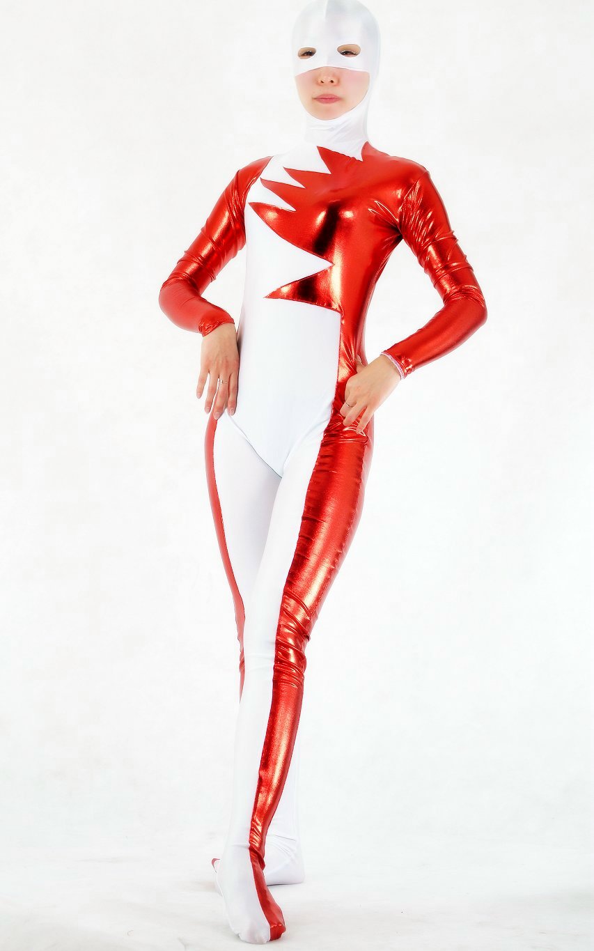 Red and White Female Guardian Alpha Flight Halloween Costumes