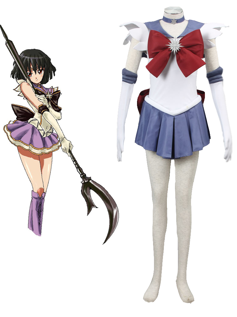 Sailor Moon Sailor Saturn Tomoe Hotaru Fighting Uniform Cosplay