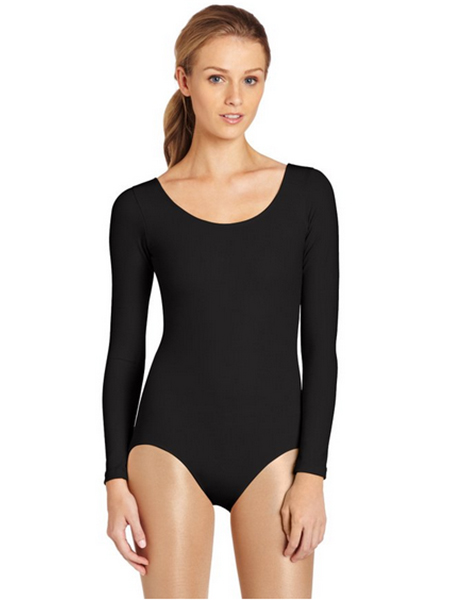 Black Spandex Zentai Leotard Yoga Bodysuit