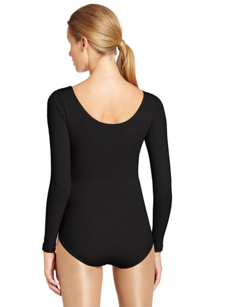 Black Spandex Zentai Leotard Yoga Bodysuit