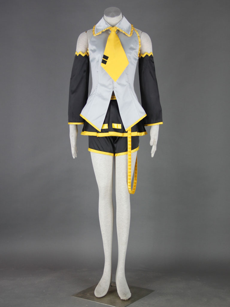 Vocaloid Akita Neru Yellow Cosplay Costume