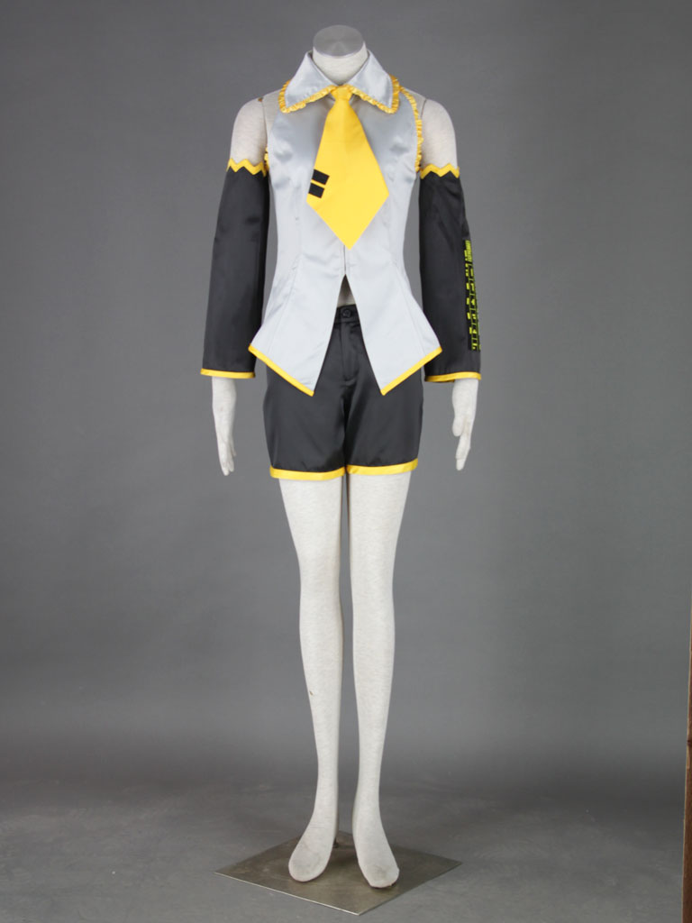 Vocaloid Akita Neru Yellow Cosplay Costume