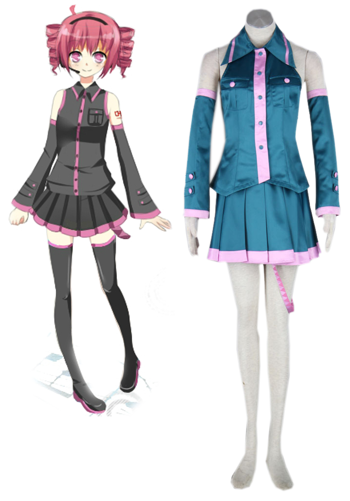 Vocaloid Kasane Teto Cosplay Costume