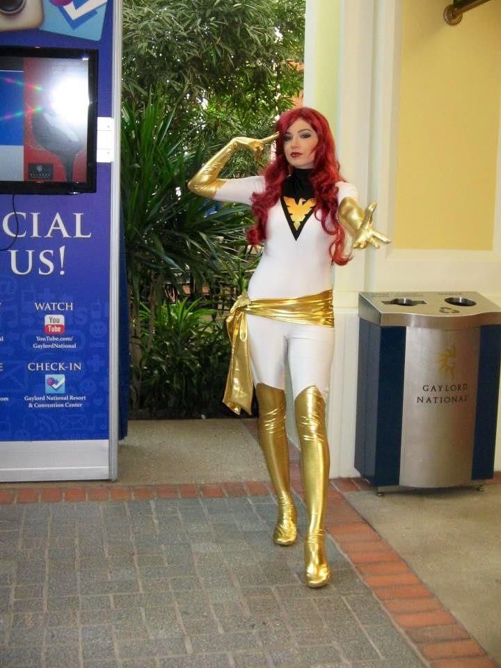 X-Men White Phoenix Jean Grey Costume Catsuit