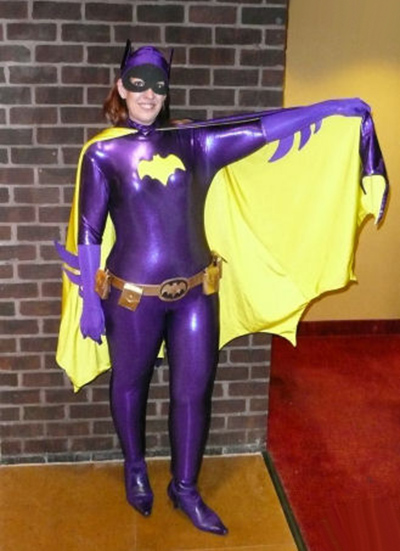 Batman Cosplay Costume Purple