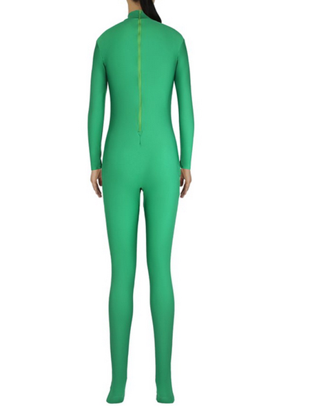 Green Lycra Spandex Leotard Tights Catsuits