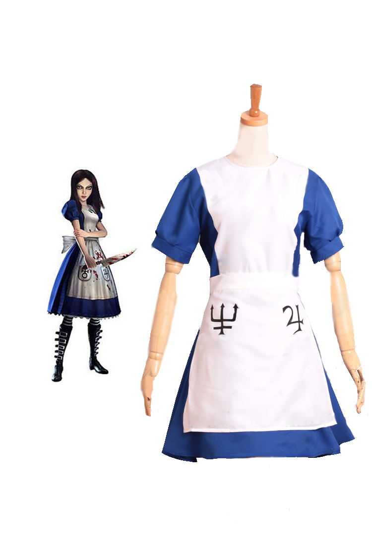 Alice Madness Returns Alice Maid Cosplay Costume