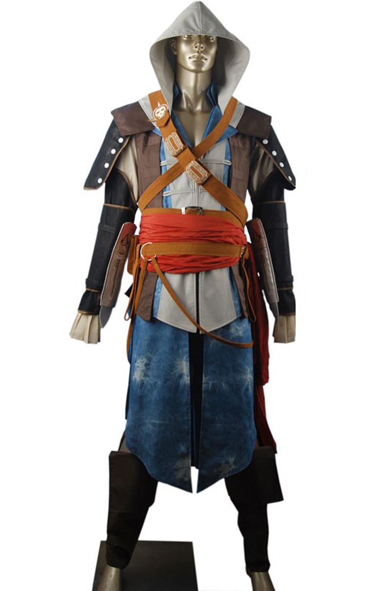 Assassin's Creed4 Black Flag Edward Kenway Cosplay Costume