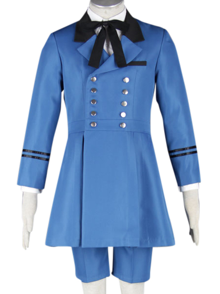 Black Butler Kuroshitsuji Ciel Phantomhive Blue Boy Lolita Suit