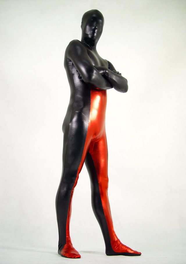 Black Red Halloween Costume Ideas Zentai