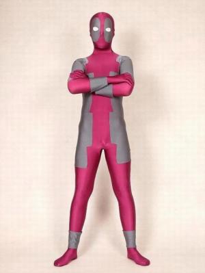 Deadpool Cosplay Costume Zentai Grey