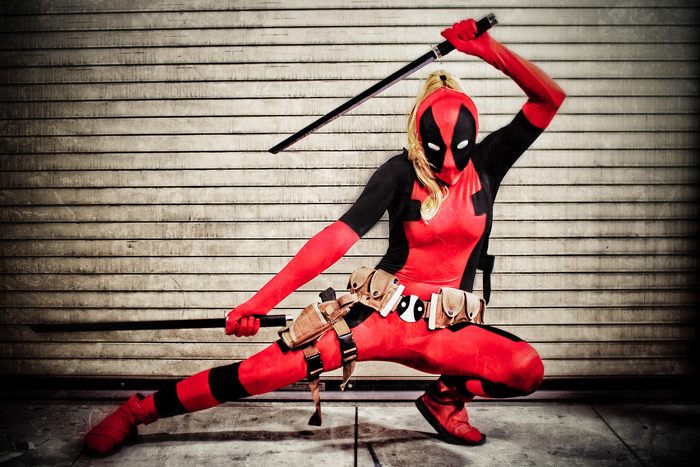 Deadpool Cosplay Costumes Full Body Spandex