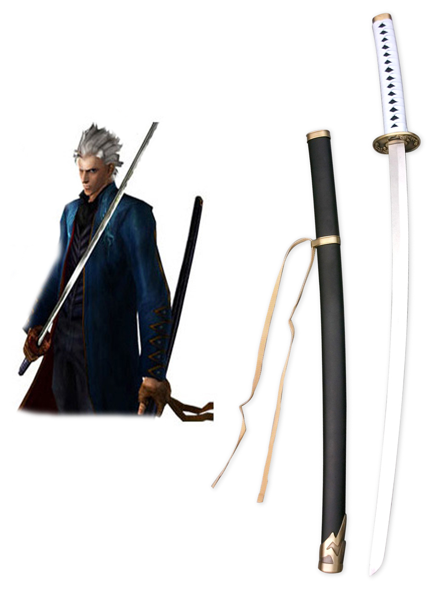 Devil May Cry 3 Dante\'s Awakening Vergil Yamato Cosplay Weapons