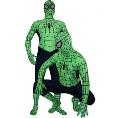 Green Spiderman Halloween Costume