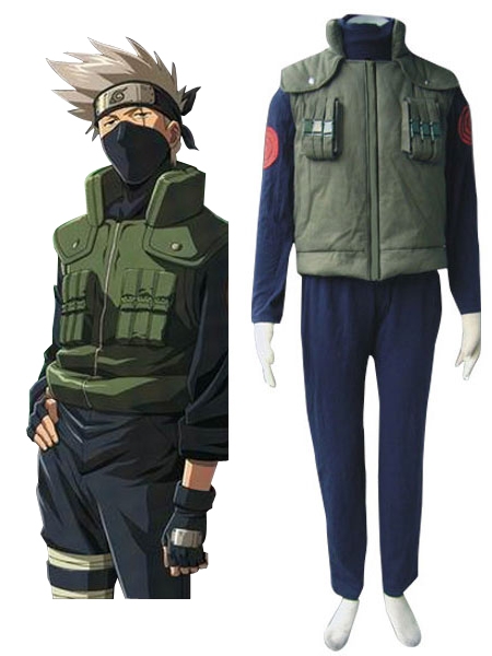 Naruto Hidden Leaf Village Of Konoha Jounins Uniform Cosplay