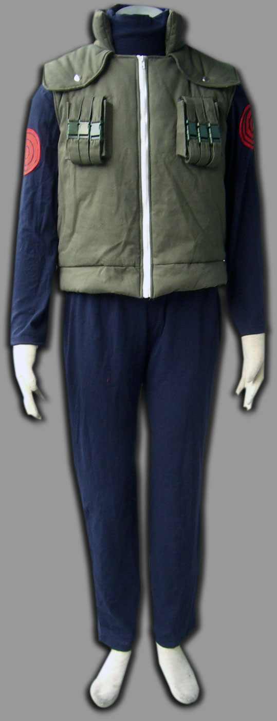 Naruto Hidden Leaf Village Of Konoha Jounins Uniform Cosplay