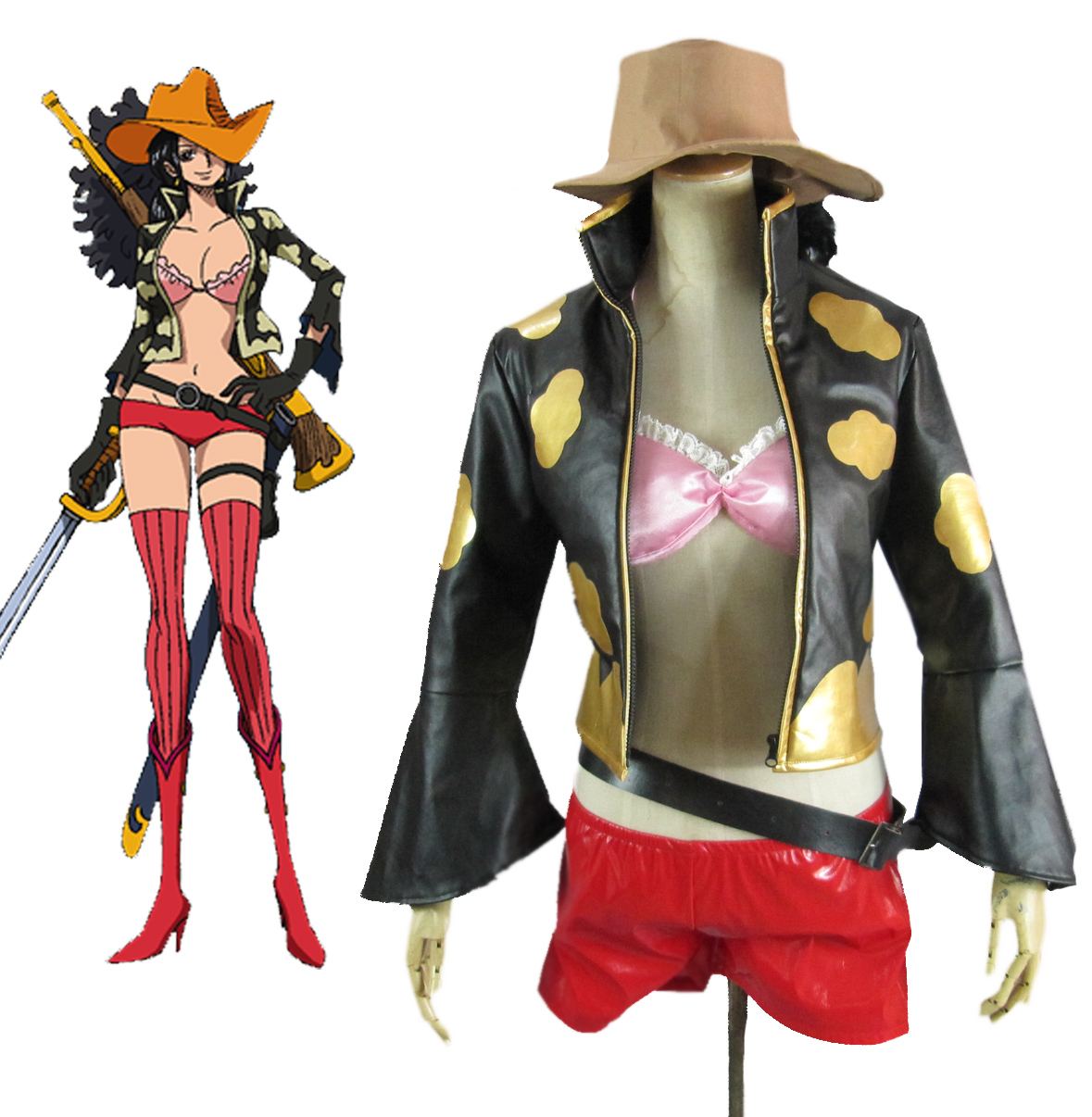 One Piece Film Z Nico·Robin Cosplay Costume