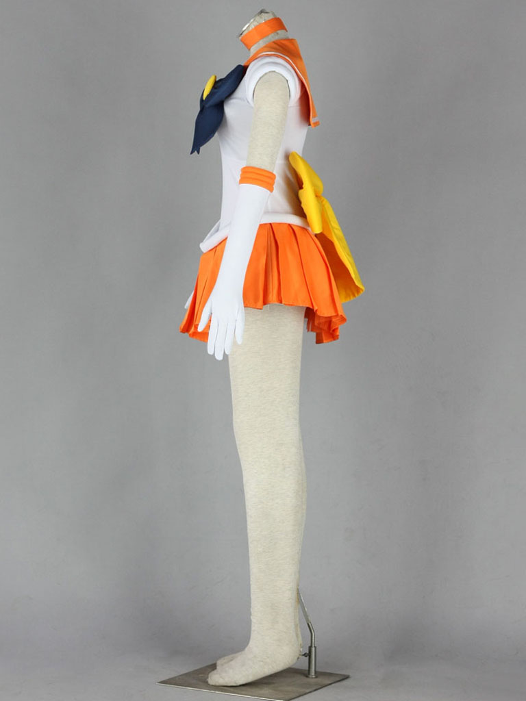 Sailor Moon Venus Minako Aino Fighting Uniform Cosplay Costume