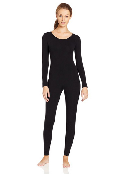 Black Spandex Zentai Gym Bodysuit