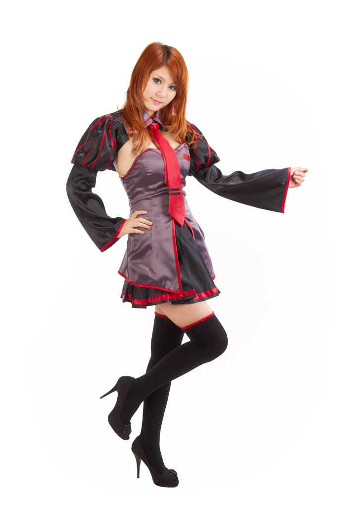 Vocaloid Zatsune Miku Cosplay Costume 雑音 ミク