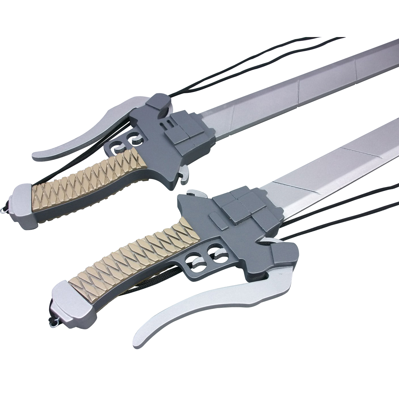 Attack on Titan 3-D Maneuver Gear Long Sword Cosplay Wooden Weap