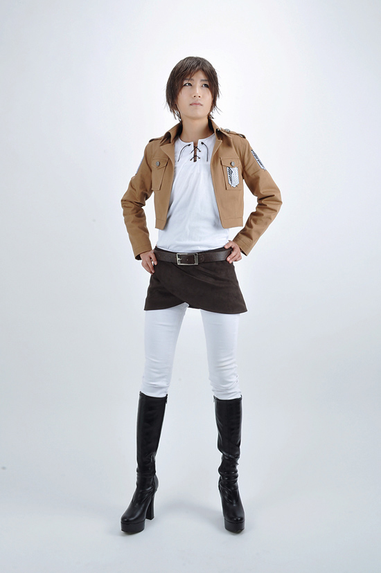 Attack on Titan Eren Jaeger The Recon Corps Uniform Cosplay Cost