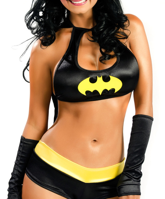Batman Costume Sexy Batgirl With Cape