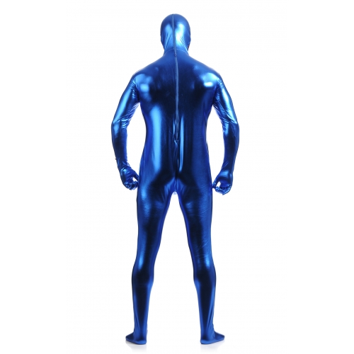 Blue Shiny Spiderman Halloween Costume