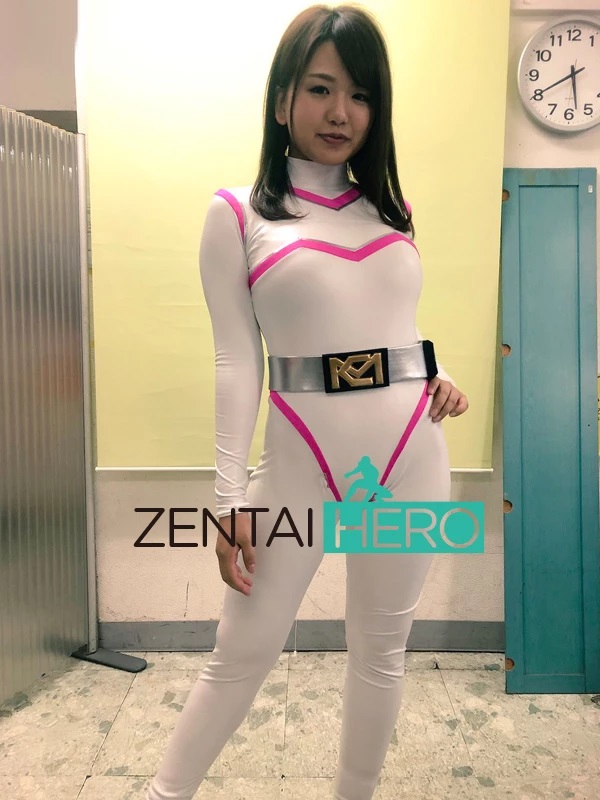 Sexy Lady Super Hero Zentai Bodysuit Gigalady Ranger Catsuit