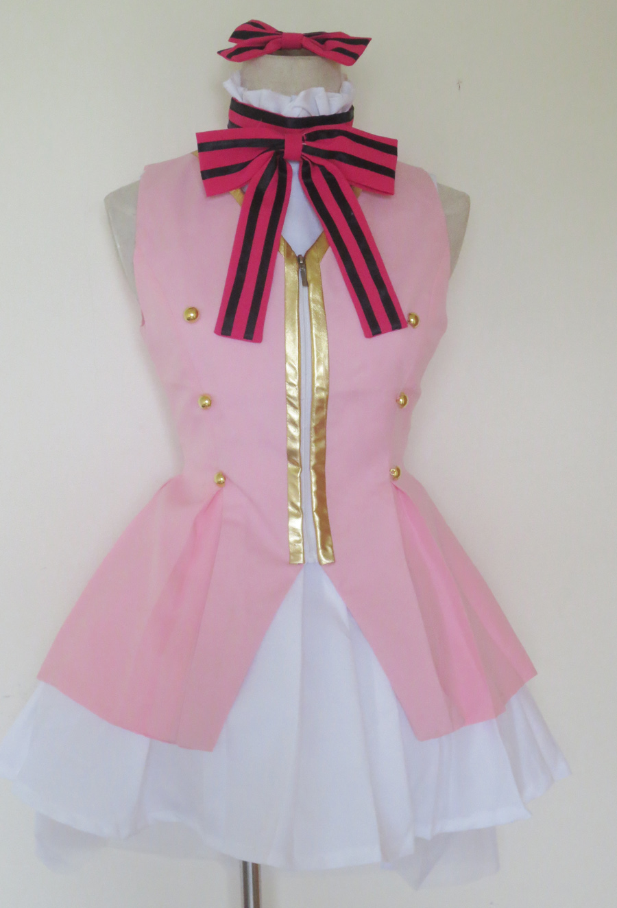 Love Live Kousaka Honoka pink Cosplay Start dash sj Costumes Lolita Maid Dress 
