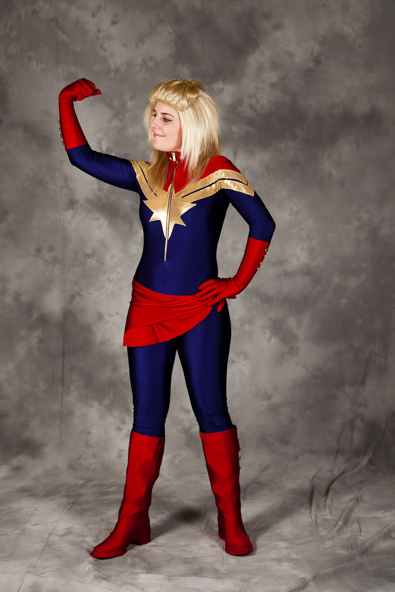 Ms.Marvel Carol Danvers Catsuits Cosplay Costume