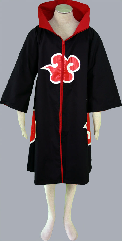 Naruto Dawn Akatsuki Organization Overcoat Cosplay Costume