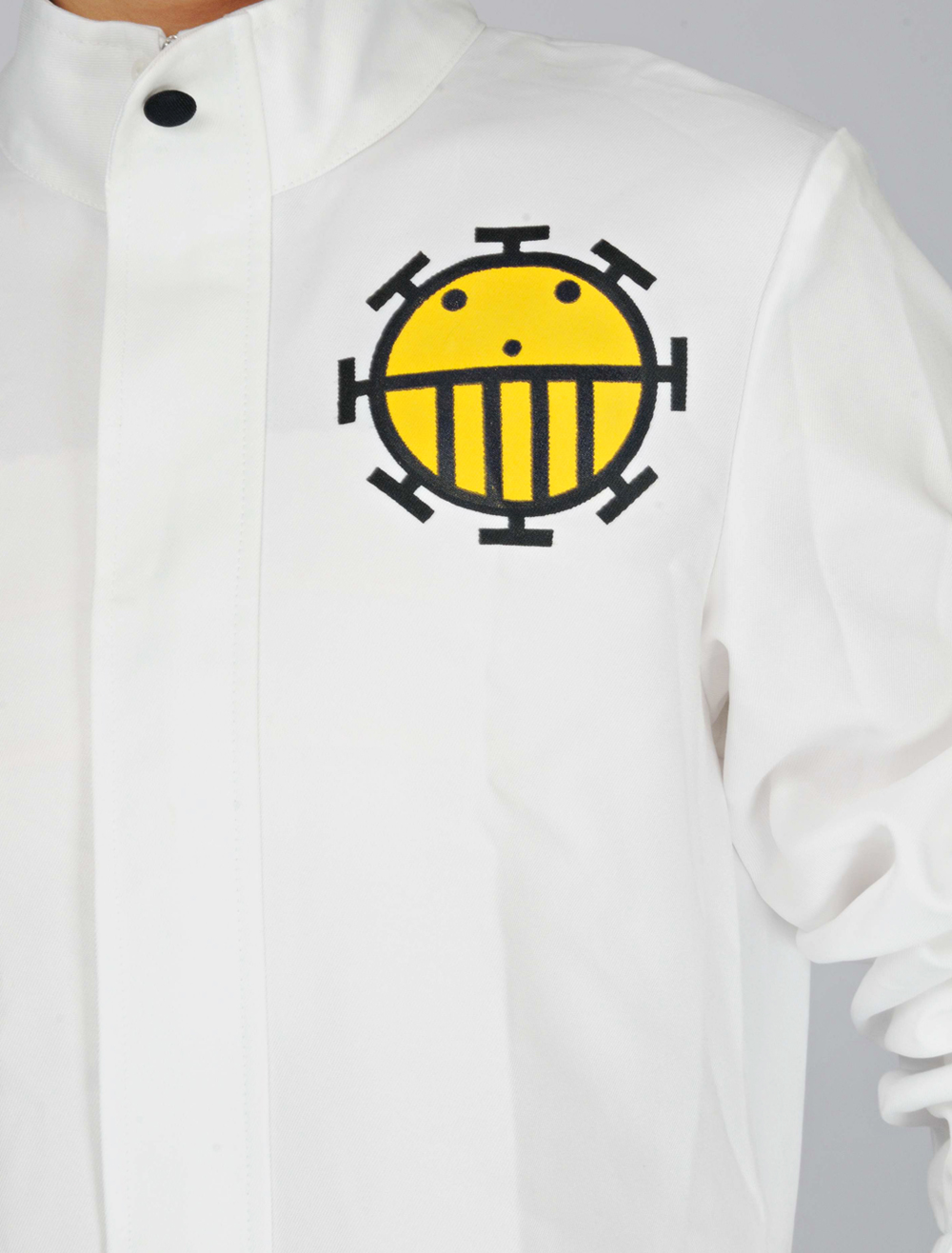 One Piece Heart Pirates White Uniform Cosplay Costume