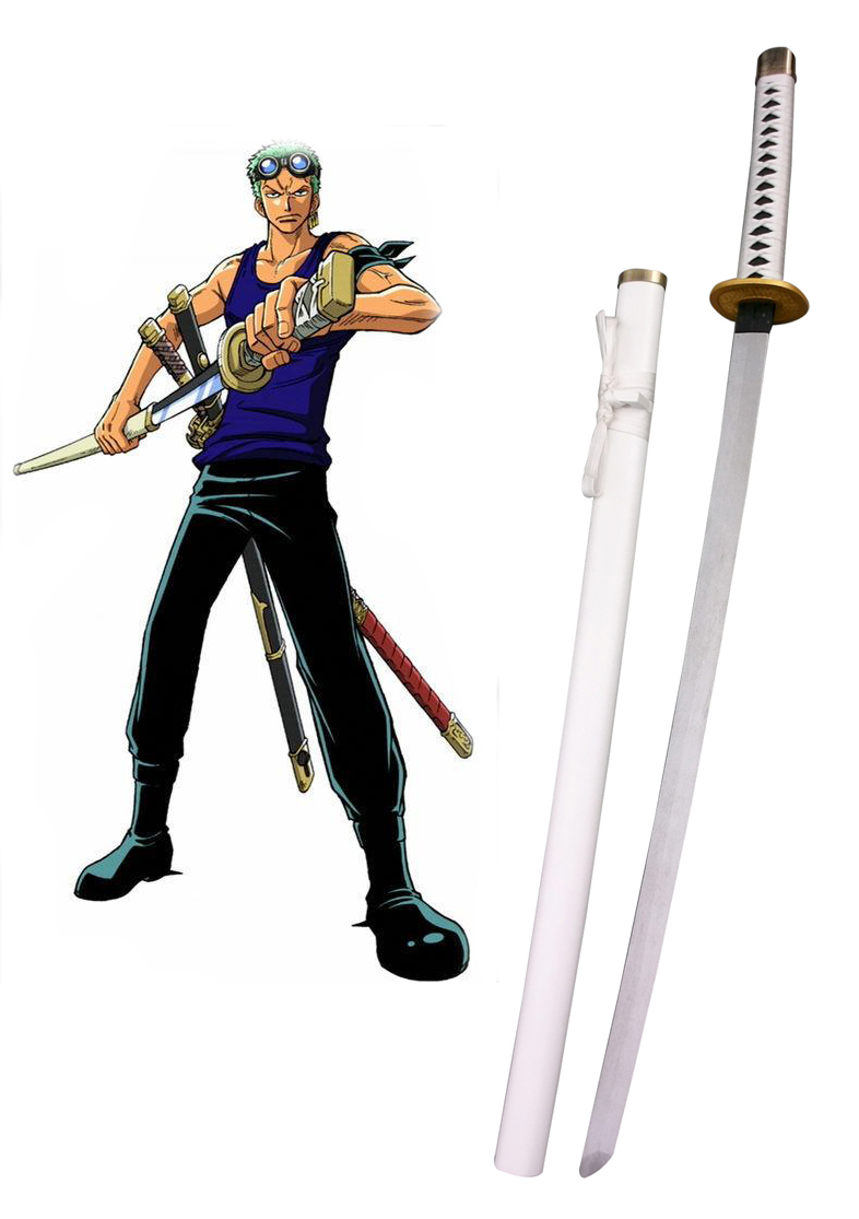 One Piece Roronoa Zoro Three Sword Style Cosplay Wooden Weapons