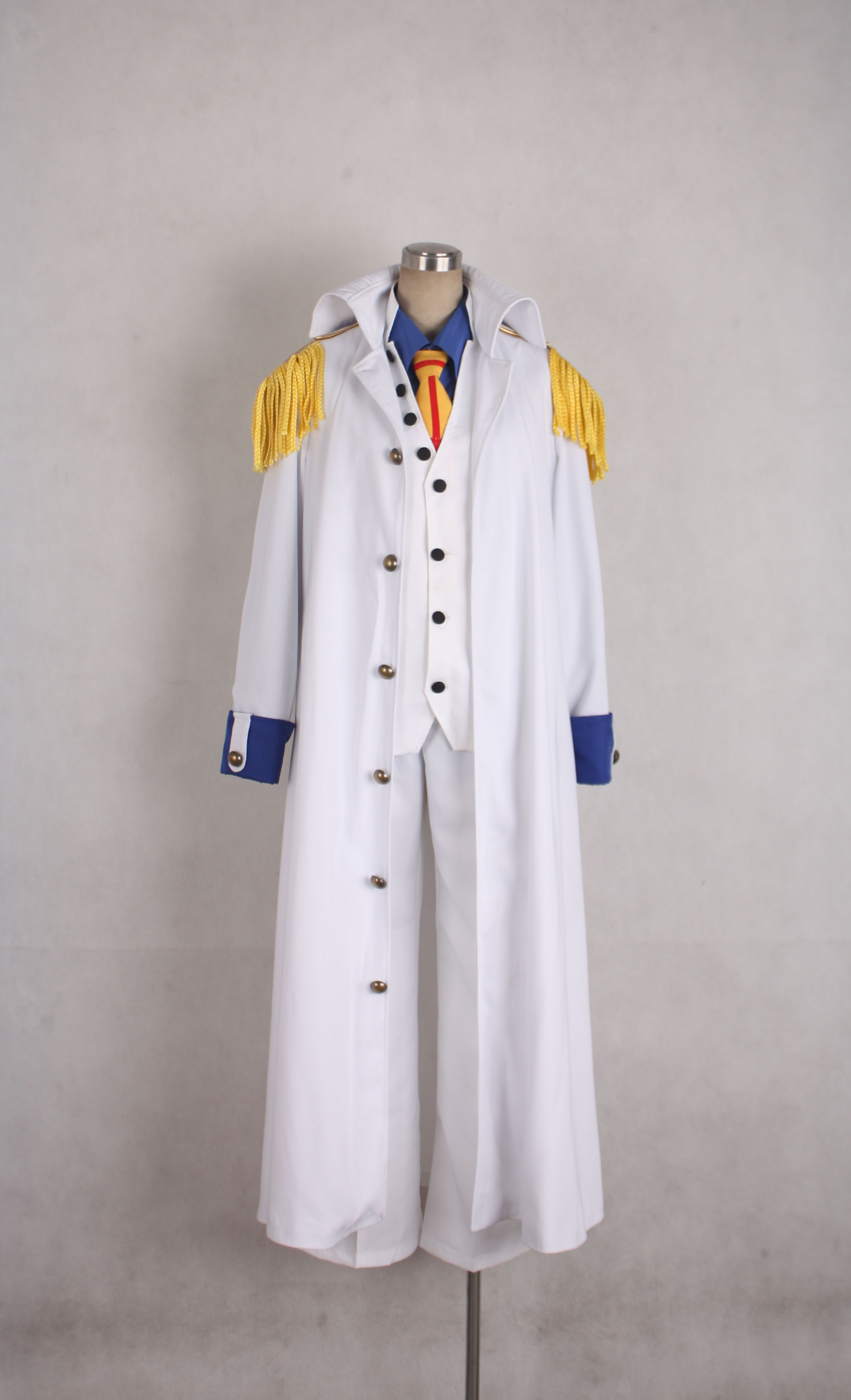 One piece Aokiji Kuzan Navy Admiral Uniform Cosplay Costume