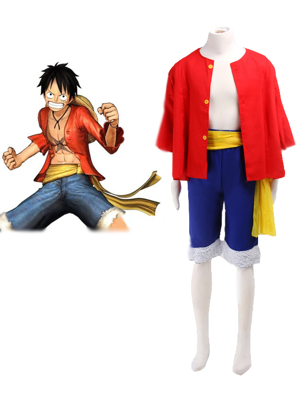 One piece Monkey·D·Luffy Two Years Later Cosplay Costume