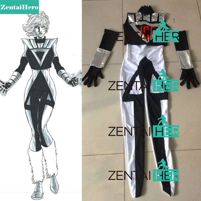 Lady Black Lantern Spandex ICE Superhero Costume