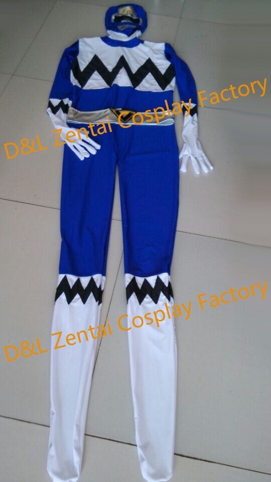 Blue Galaxy Ranger Power Ranger Superhero Costume