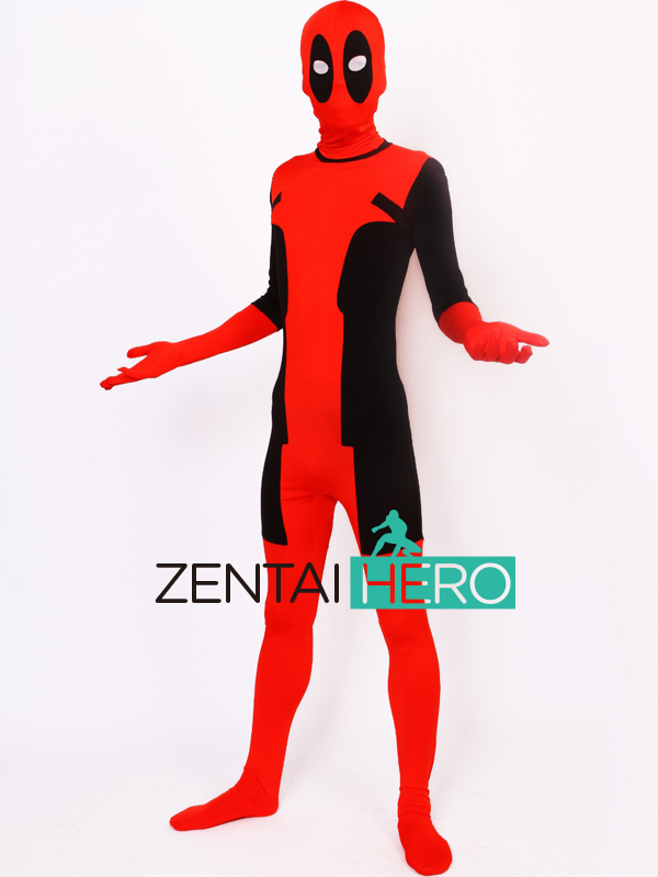 Marvel Comics Deadpool Superhero Cosplay Costume