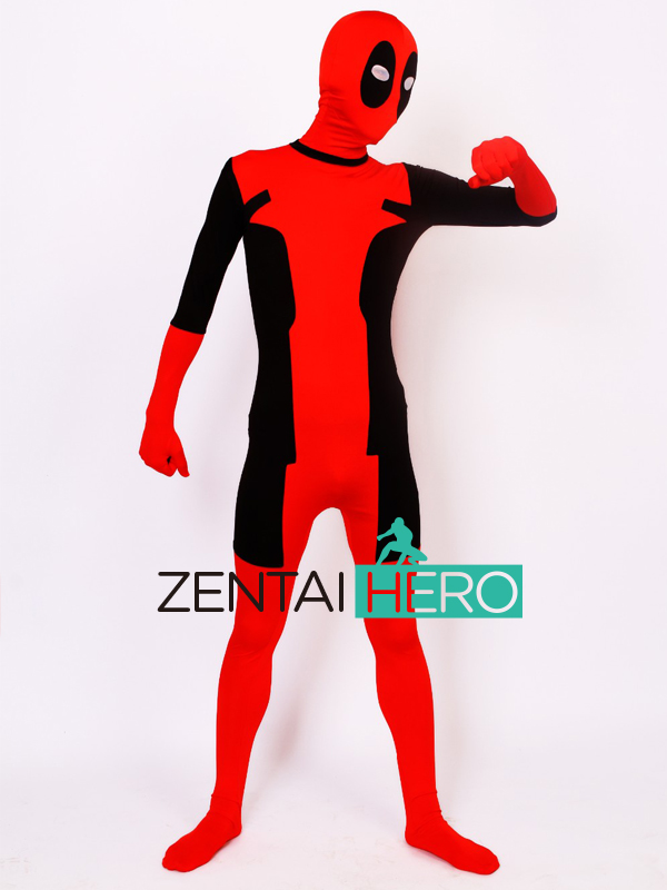 Marvel Comics Deadpool Superhero Cosplay Costume