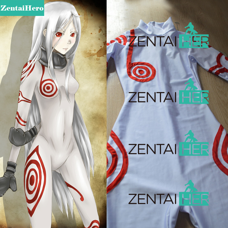 Shiro of Deadman Wonderland White Lycra Spandex Bodysuit