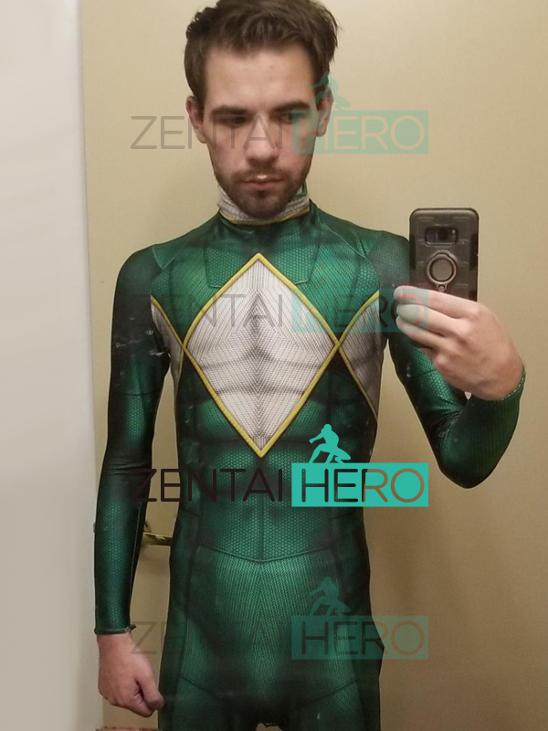 3D Printed Green Kyoryu Sentai Zyuranger Power Rangers Suit