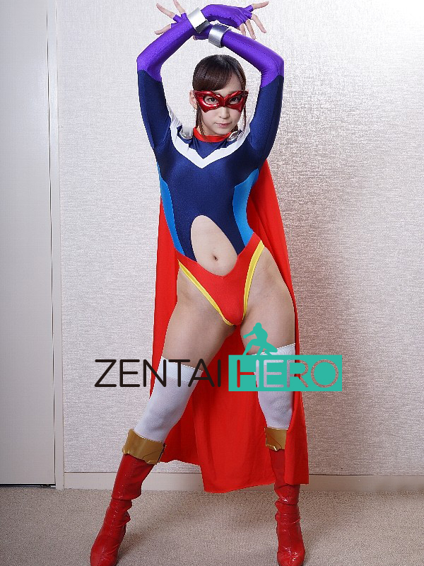 Sexy Lycra Girl Hero Long Sleeve Bodysuit Zentai Movie Costume