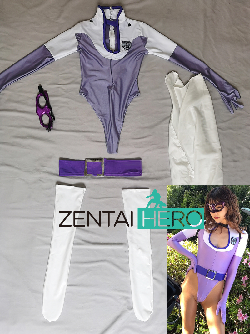 Super Heroine High-Cut Female Combatant Legs Cosplay Suit