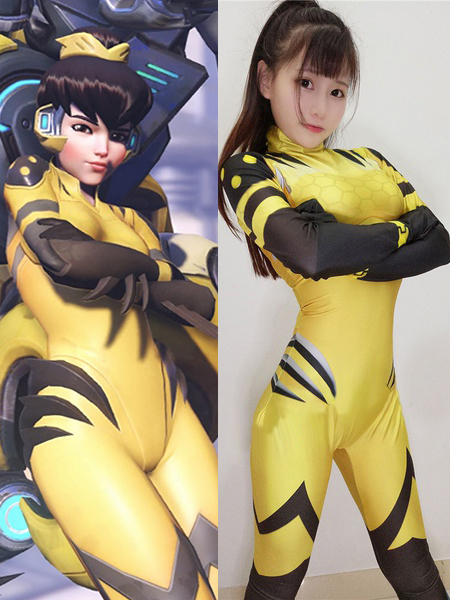 3D Printed Overwatch Cosplay Costume B.Va Skin Costume