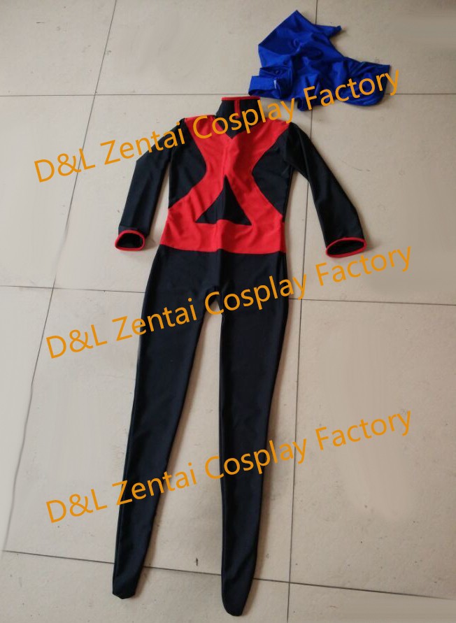 Black & Red Young Justice Miss Martian Superhero Costumes