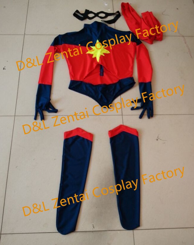 Warbird Binary Ms Captain Marvel Superhero Costume