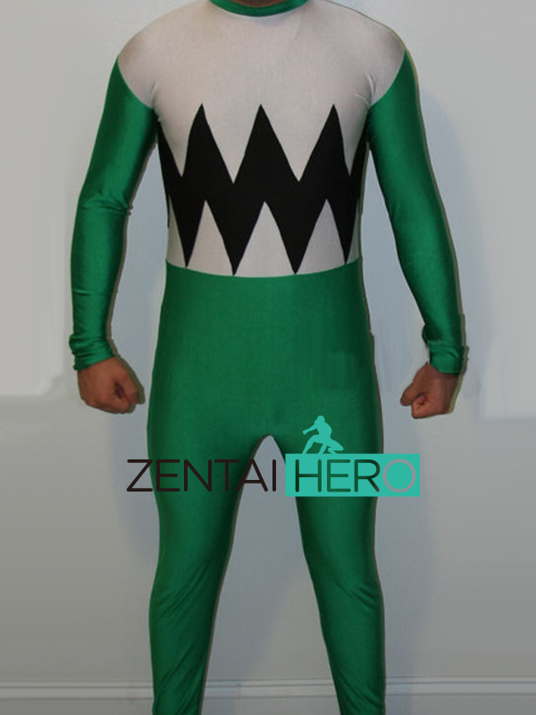 Green Lost Galaxy Ranger Suits Superhero Costume